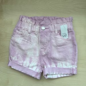 Baby GAP paper bag shorts for toddler - 3T tie dye